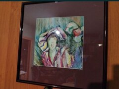 Tablou francez semnat